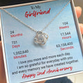 CardWelry 2nd Anniversary Gift for Girlfriend, necklace 14K White Gold Finish Standard Box
