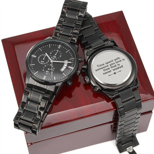 CardWelry Best Everyday Watch Gift for Hem, for Husband Watch Gift Jewelry Luxury Box