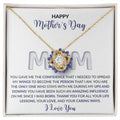 CARDWELRYJewelryHppay Nother's Day Mom, Thank You For All Love Knot CardWelry Gift