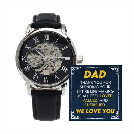 CardWelry Meaningful Watch Gift for Dad, Special Present for Dad on Father's Day, Father Appreciation Gift Watch Default Title