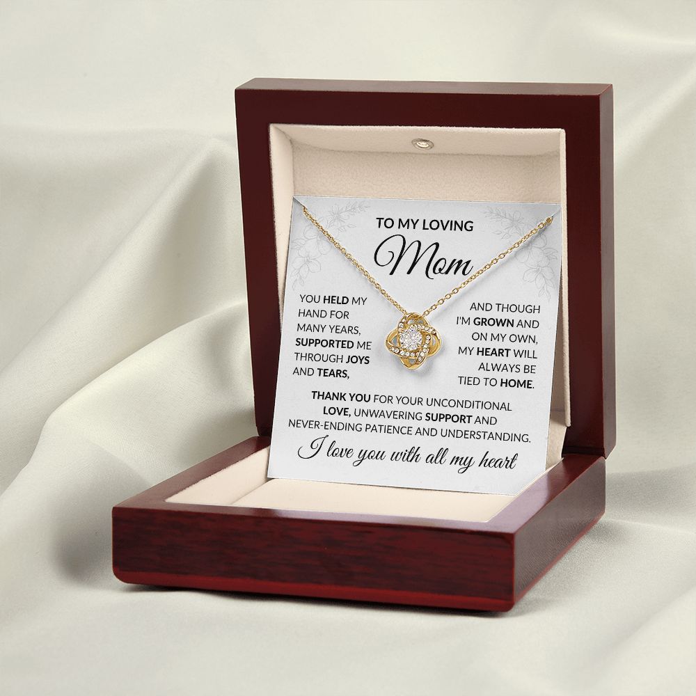 CARDWELRYJewelryMom Necklace Gift From Son, From Daughter, To My Mom Birthday Gifts From Son, Unique Jewelry Gifts For Mom With Gift Box Message Card, Mother's Day Gift