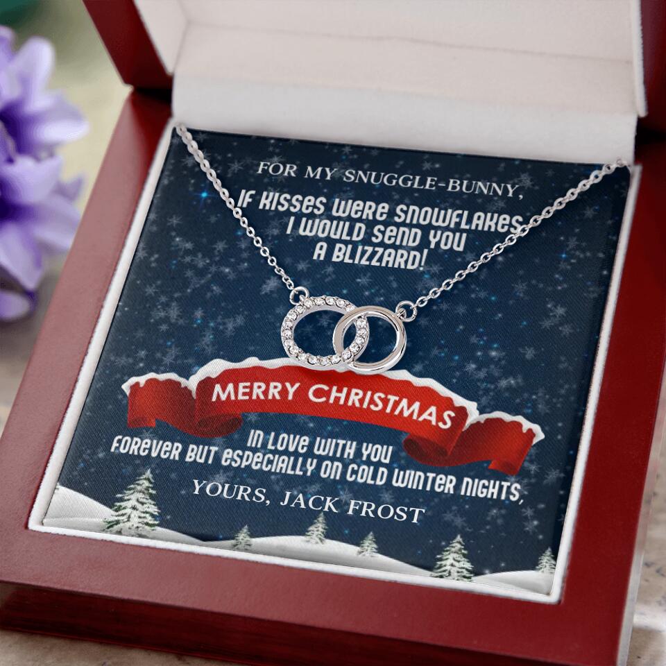 CardWelry Personalized Christmas Gift for Wife, Soulmate, Girlfriend | Perfect Pair Cardwelry Necklace Customizer