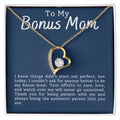 CARDWELRYJewelryTo My Bonus Mom, Thanks for Being Patient, Forever Love CardWelry Gift