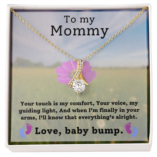 CARDWELRYJewelryTo My Mommy, Your Touch Is My Comfort Alluring Beauty CardWelry Gift