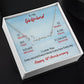 CardWelry 1st Anniversary Girlfriend Gift Signature Style Name Necklace Jewelry