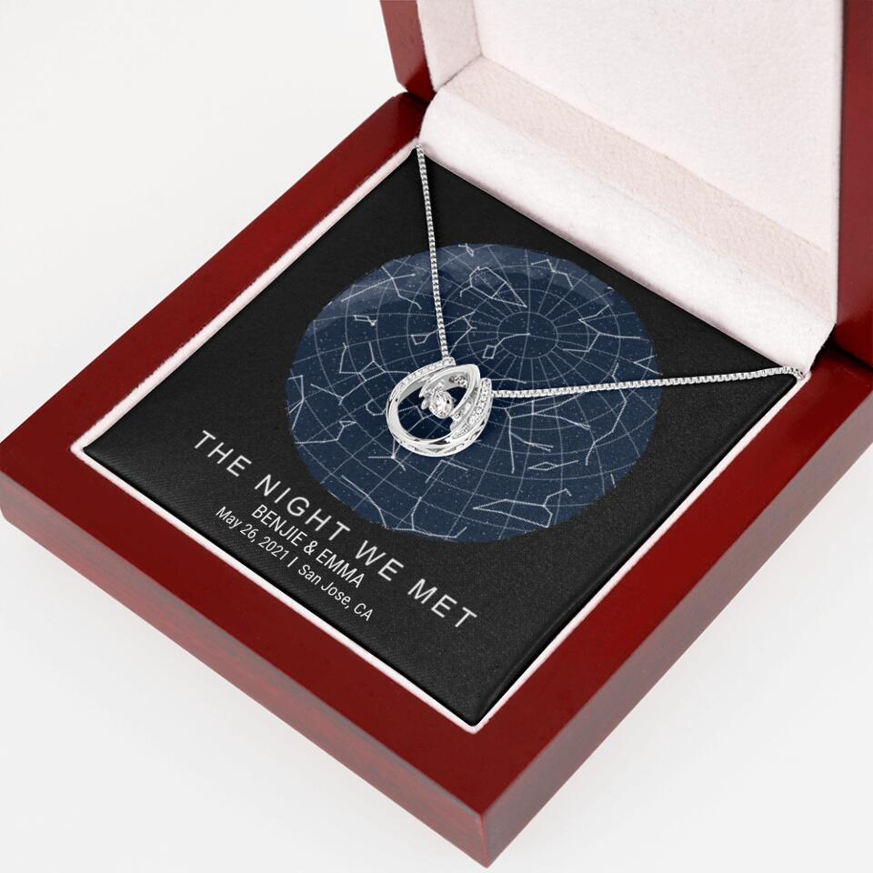 CardWelry Personalized Star Map - The Night/Day We Met Customizer