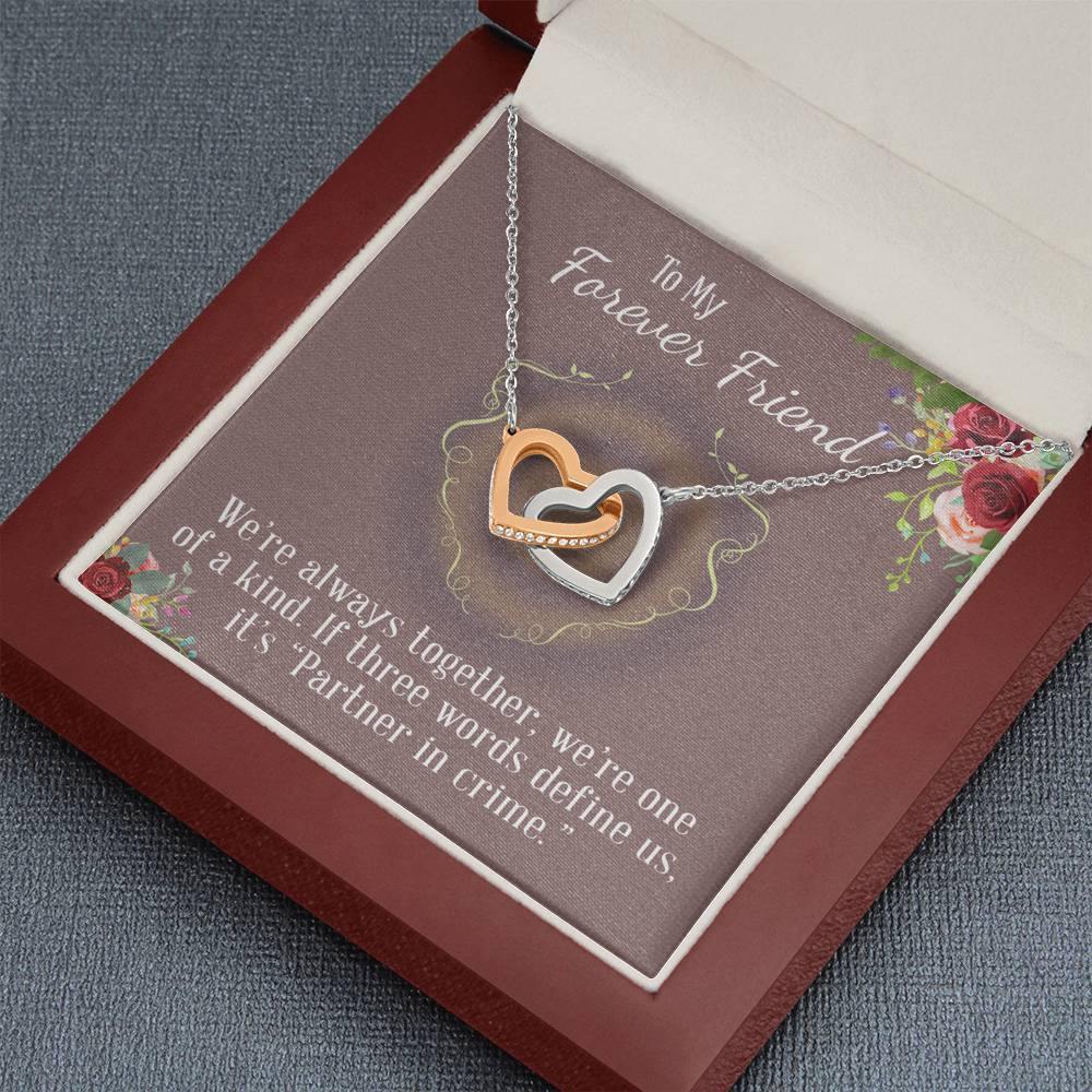 CardWelry Appreciation Gift, To My Forever Friend, Gift for friend, Best friend gift, Best friend necklace Jewelry