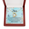 CardWelry To My Mom, You Are The Sweetest Gift God Has Ever Given Me, Love Always, Your Son - Forever Love Necklace Jewelry 18k Yellow Gold Finish Luxury Box