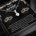 CardWelry Best Friend Gift On Wedding Day Alluring Beauty Eternity Necklace Wedding Gift for BFF Jewelry