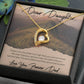 CARDWELRYJewelryDear Daughter, There is no mountain too high... from Dad White Gold Forever Love Necklace