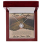 CARDWELRYJewelryDear Daughter, There is no mountain too high... from Mom Love Knot CardWelry Gift
