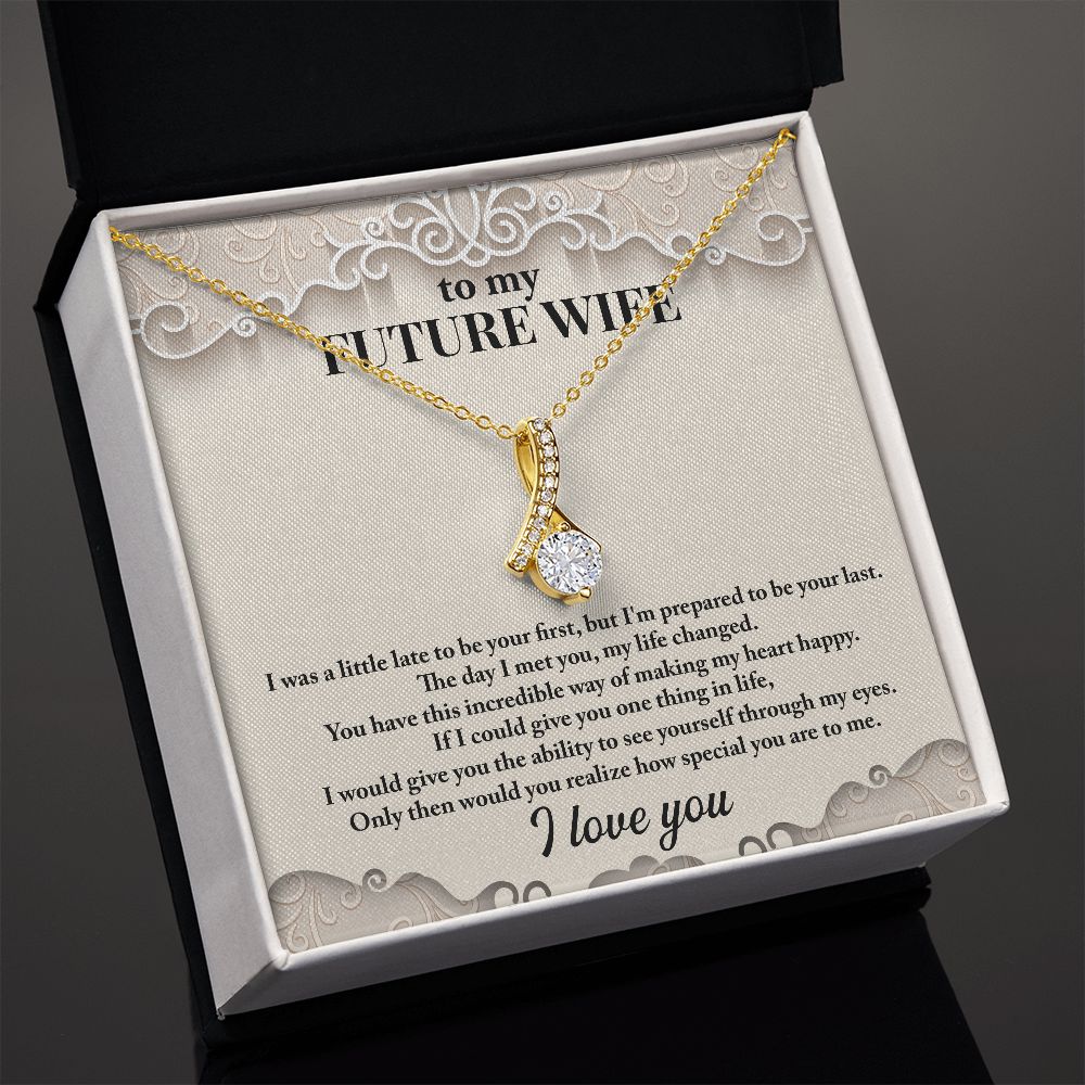 CardWelry Future Wife Gift, Gift for Fiancé, Necklace Gift For Future Wife, Wife To Be Gift Jewelry