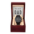 CardWelry Gift for Dad, Merry Christmas To My Amazing Dad Chronograph Watch Christmas Gifts for Dad Jewelry Default Title