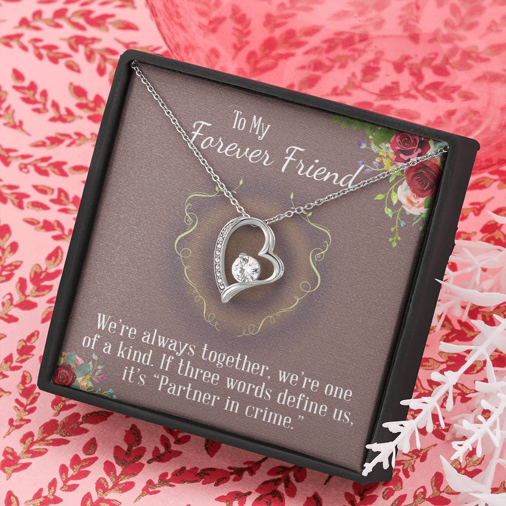 CardWelry Gift for Friend, Appreciation Gift, To My Forever Friend, Best friend gift, BFF Gift, Friends Forever Best Friend Necklace Thank you gift Jewelry