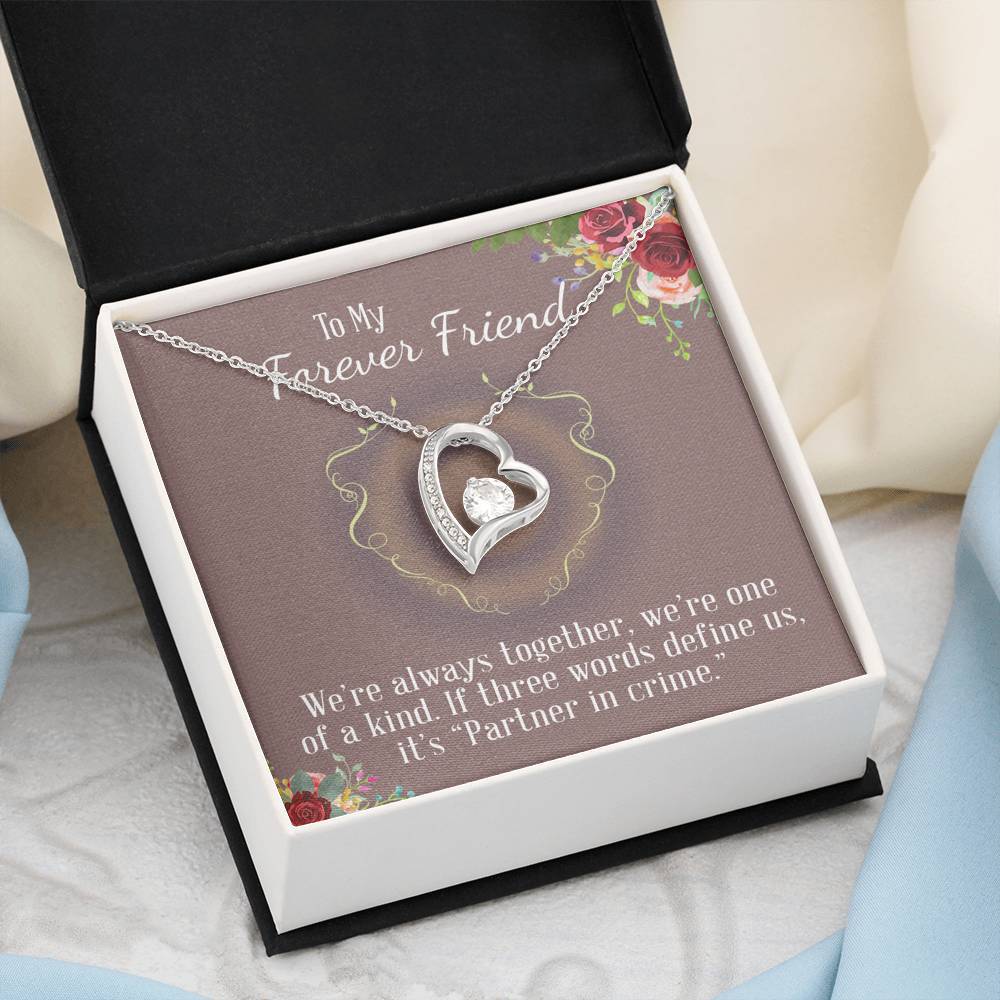 CardWelry Gift for Friend, Appreciation Gift, To My Forever Friend, Best friend gift, BFF Gift, Friends Forever Best Friend Necklace Thank you gift Jewelry