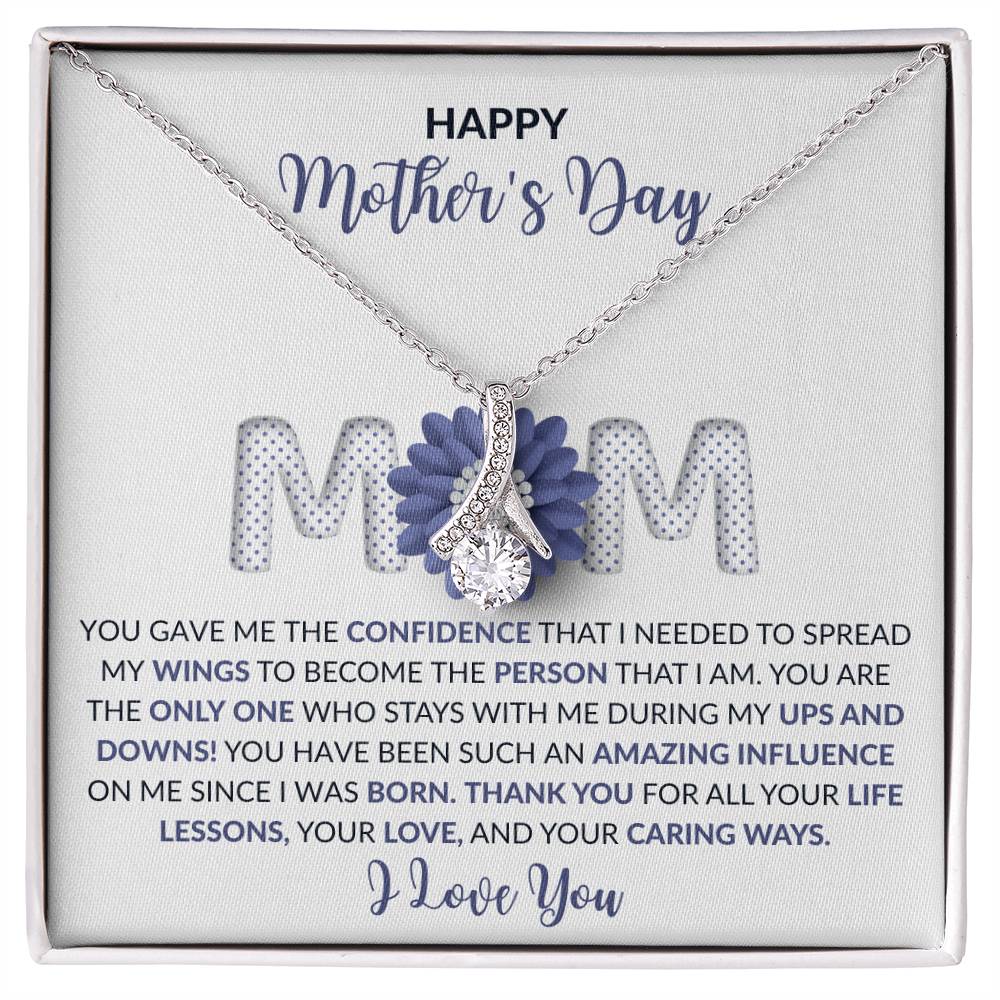 CARDWELRYJewelryHappy Mother's Day Mom, Thank You For All - Alluring Beauty Necklace Gift