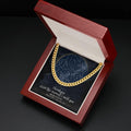 CardWelry Personalized Anniversary Gift for Him, The Night we Met Star Map Cuban Link Necklace Customizer