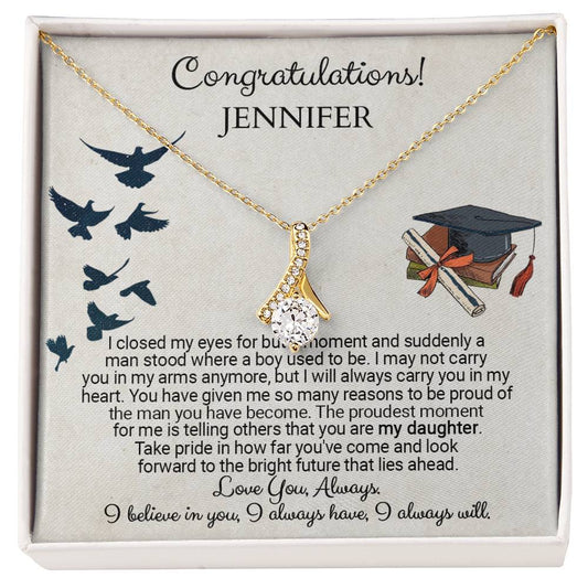 CARDWELRYJewelryPersonalized Graduation Gift for Daughter's, Graduation Necklace Gifts for Her