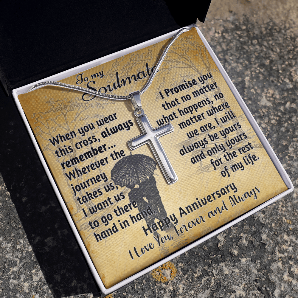 CardWelry Promise Necklace for Him, Anniversary Gift for Girlfriend Promise Gift For Her, Promise Jewelry, Girlfriend Necklace, Sentimental Gift Jewelry