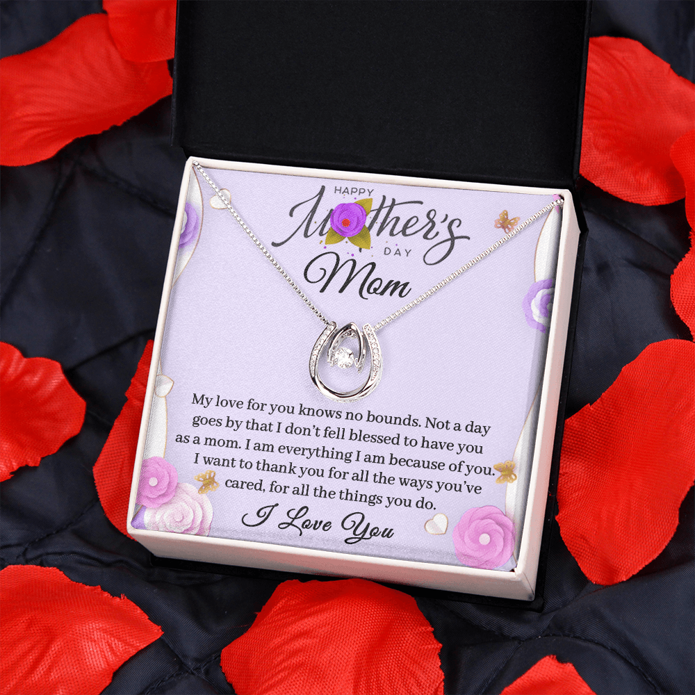 CardWelry To Mom Mother’s Day Gift, To My Mom Gift, Mother's Day Gift Happy Mother’s Day Necklace Gift For Mom Jewelry