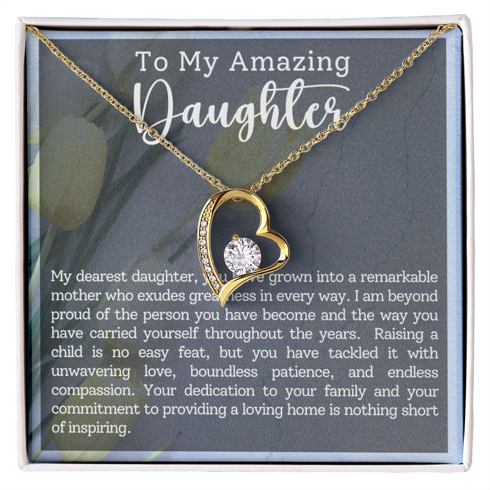 CARDWELRYJewelryTo My Amazing Daughter, I am Beyond Proud, Forever Love Necklace