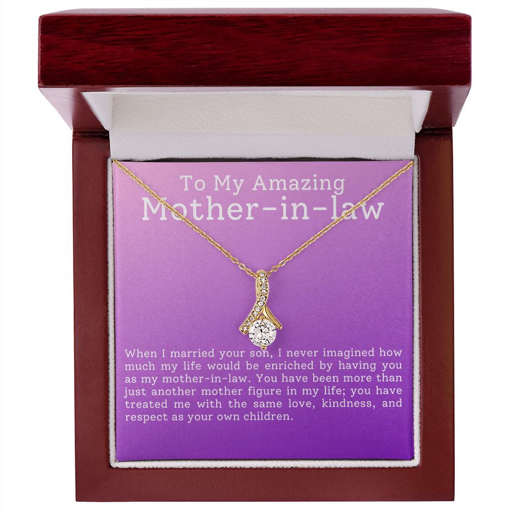 CARDWELRYJewelryTo My Amazing Mother-In-Law, I Never Imagined Alluring Beauty CardWelry Gift