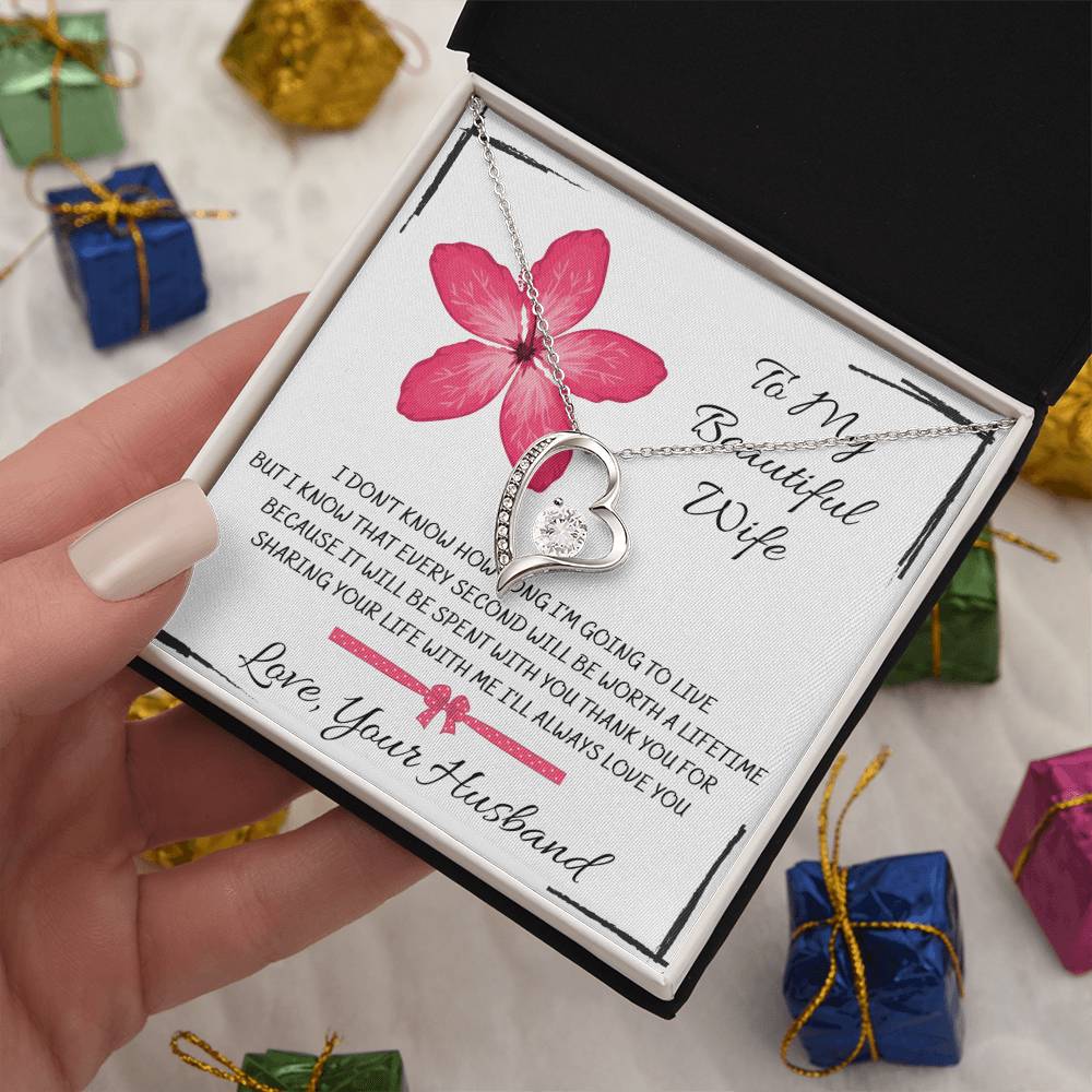 CARDWELRYJewelryTo My Beautiful Wife, I Don't Know How... Love, Your Husband - Forever Love Necklace