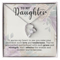 CARDWELRYJewelryTo My Daughter, I Admire the Woman... Forever Love CardWelry Necklace