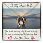 CARDWELRYJewelryTo My Future Wife, You are the sun in my day White Gold Forever Love Necklace