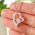 CardWelry To My Mom, You Are The Sweetest Gift God Has Ever Given Me, Love Always, Your Son - Forever Love Necklace Jewelry