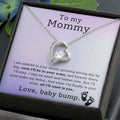 CARDWELRYJewelryTo My Mommy, All I want Is You, Baby Bump, Mom to Be Necklace Gift