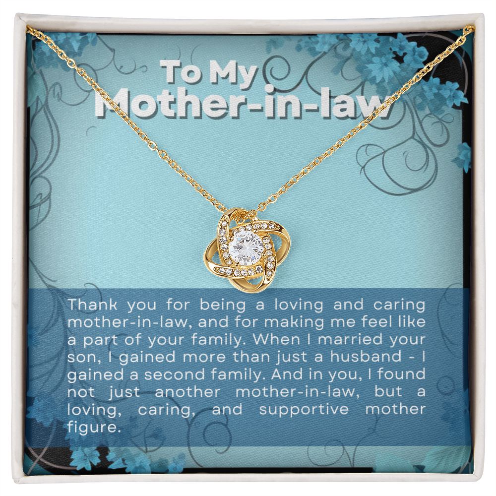 CARDWELRYJewelryTo My Mother-In-Law, thank you for being Love Knot CardWelry Gift