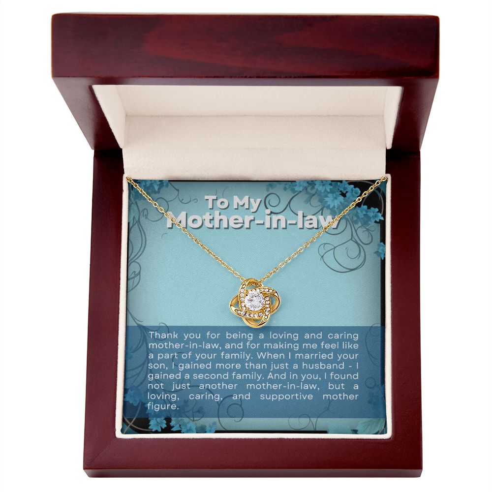 CARDWELRYJewelryTo My Mother-In-Law, thank you for being Love Knot CardWelry Gift