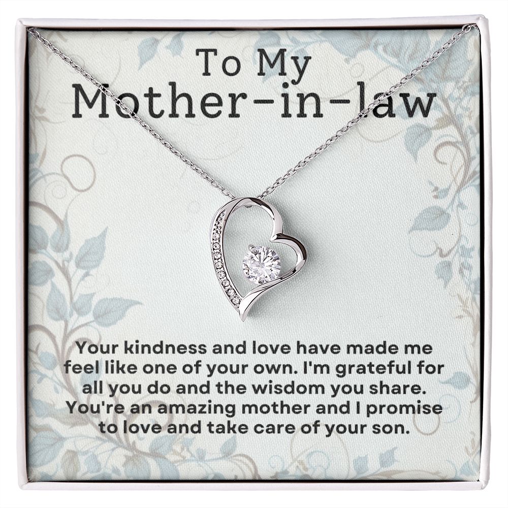 CARDWELRYJewelryTo My Mother-In-Law, Your Kindness and Love CardWelry Necklace Gift
