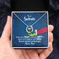 CardWelry To My Soulmate Grinch Funny Christmas Destiny Necklace, Funny Christmas Gift For Her Jewelry