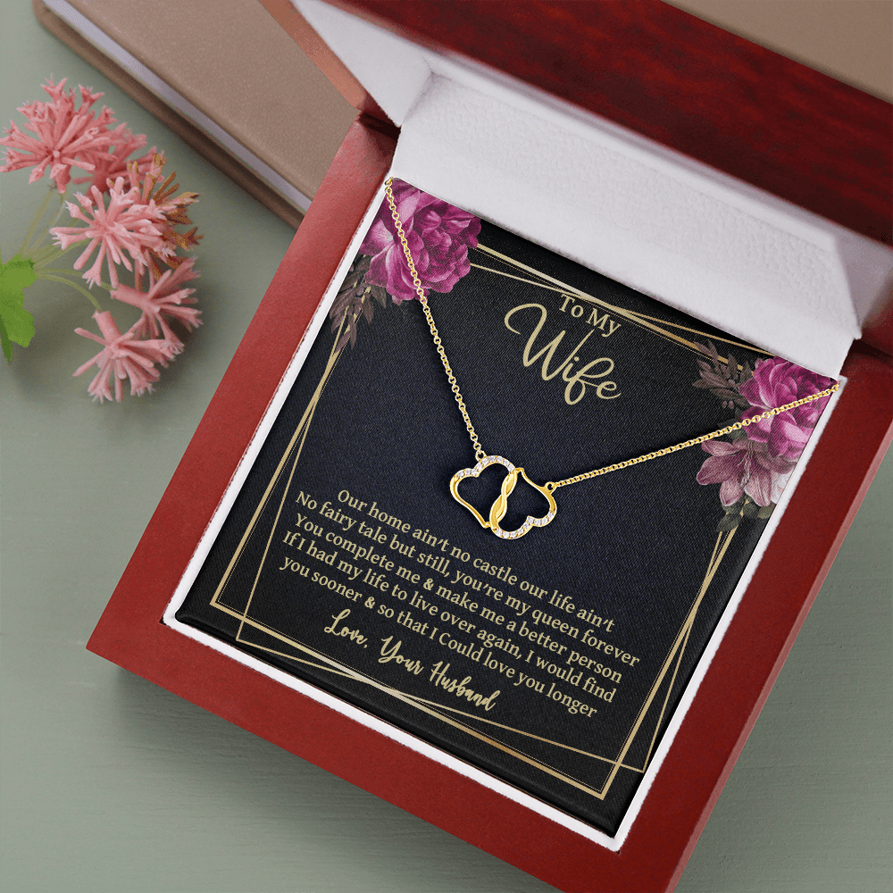 CardWelry To My Wife Everlasting Love Necklace Gift Jewelry