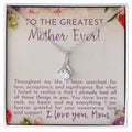 CARDWELRYJewelryTo The Most Greatest Mom Ever Alluring Beauty CardWelry Gift