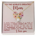 CARDWELRYJewelryTo The World's Greatest Mom Alluring Beauty CardWelry Gift