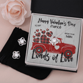 CardWelry Valentine's Day Gifts To Fiancé Truck-Of-Love, Gorgeous Earing and Necklace Set Jewelry Standard Box