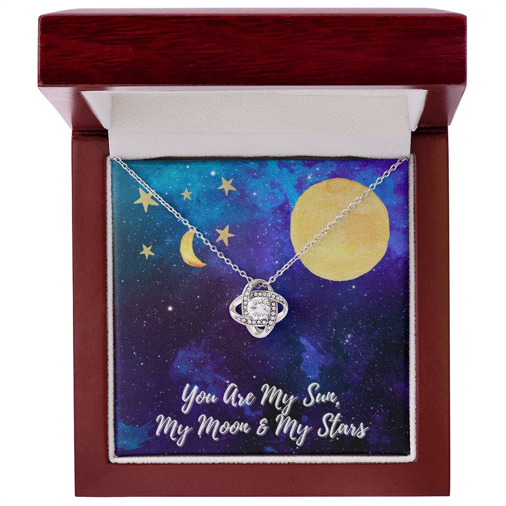 CARDWELRYJewelryYou Are My son, My Moon & My Star Love Knot CardWelry Gift